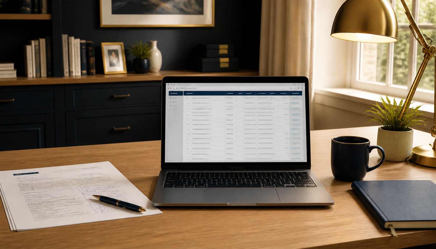 Organized workspace representing the Focused Fix
